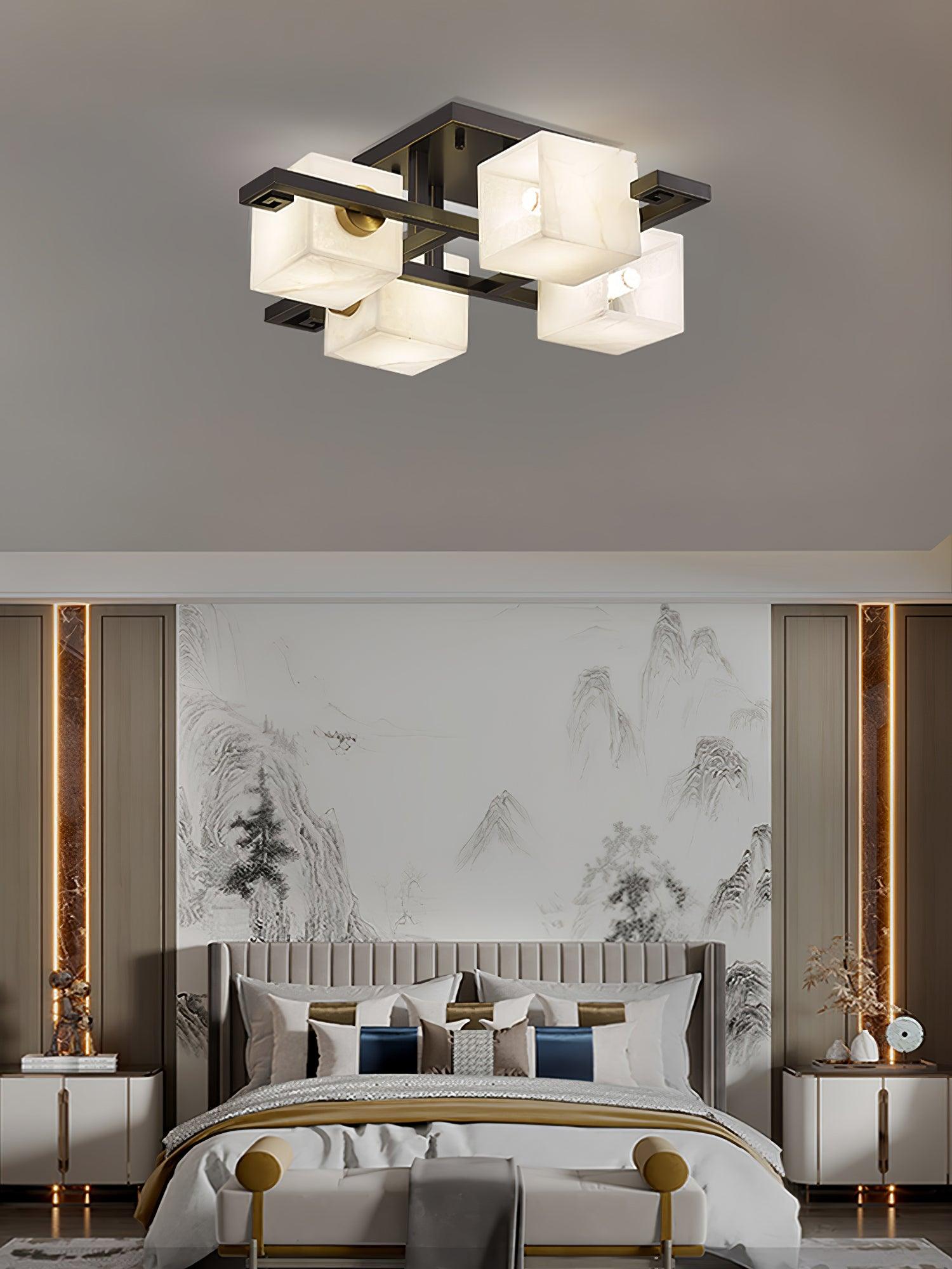 Kaelen Alabaster Ceiling Light - Aura Lighting