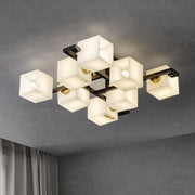 Kaelen Alabaster Ceiling Light - Aura Lighting