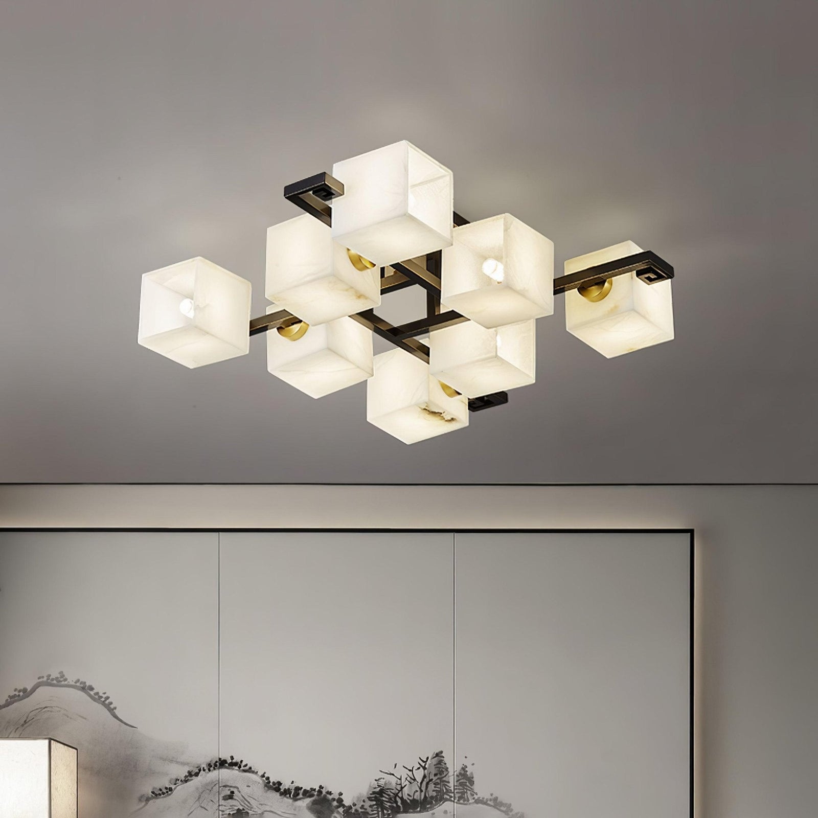 Kaelen Alabaster Ceiling Light - Aura Lighting