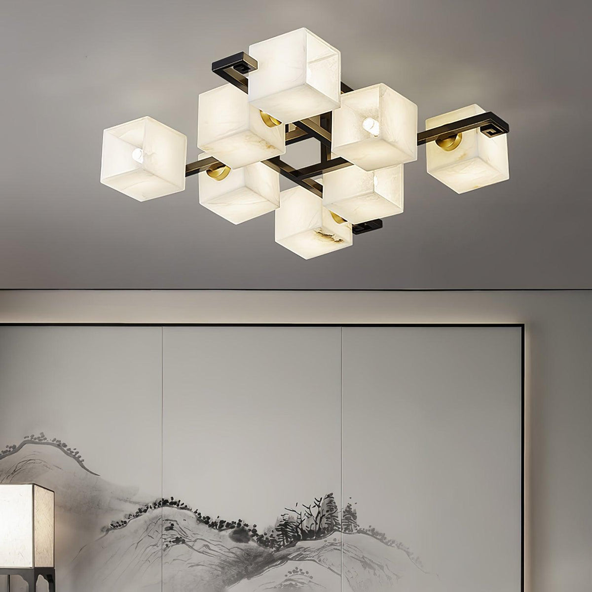Kaelen Alabaster Ceiling Light - Aura Lighting