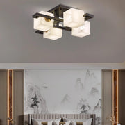 Kaelen Alabaster Ceiling Light - Aura Lighting