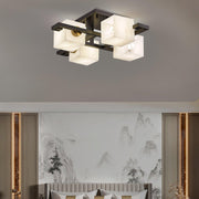 Kaelen Alabaster Ceiling Light - Aura Lighting