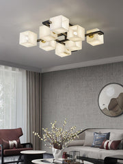 Kaelen Alabaster Ceiling Light - Aura Lighting