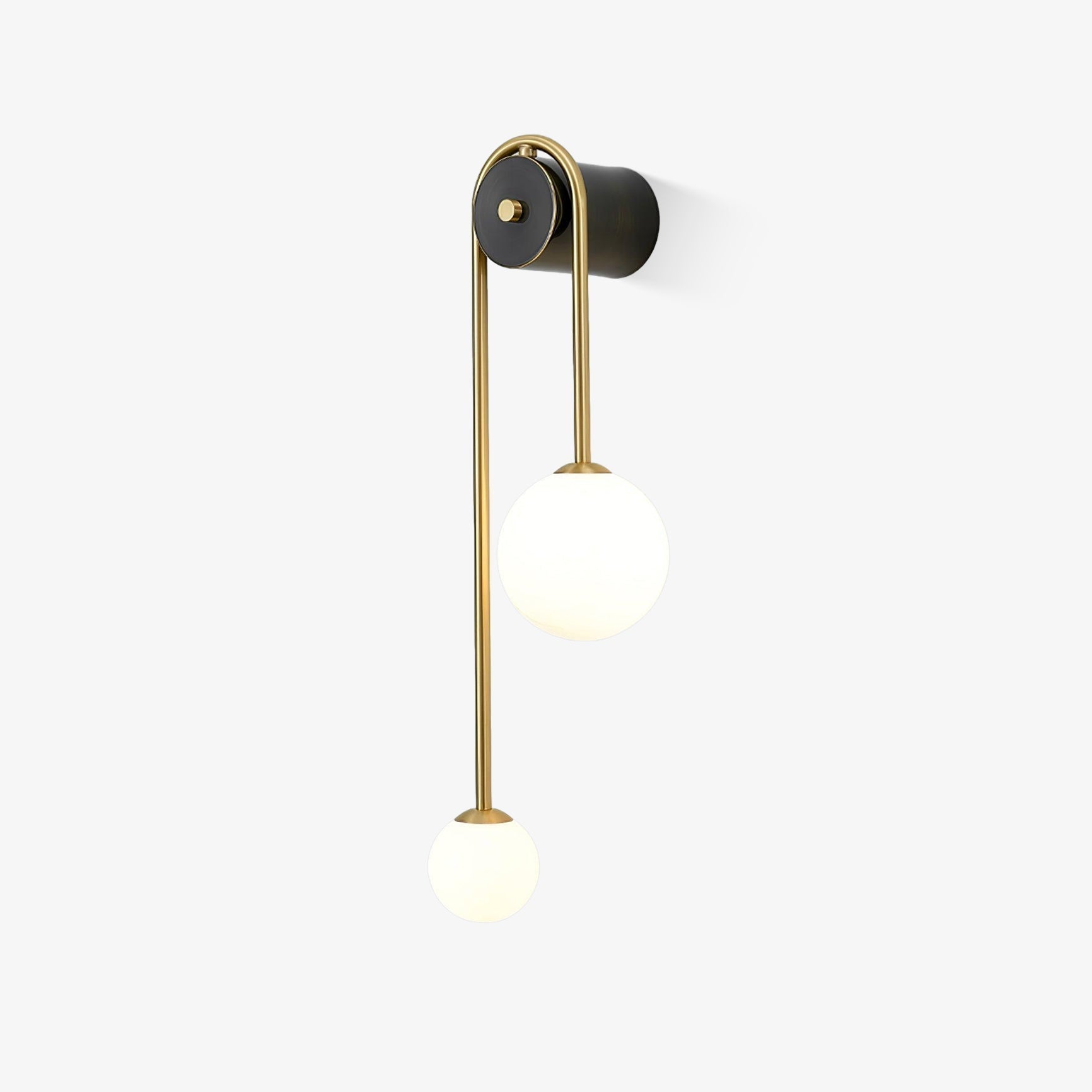 Brass Arc Wall Light - Aura Lighting