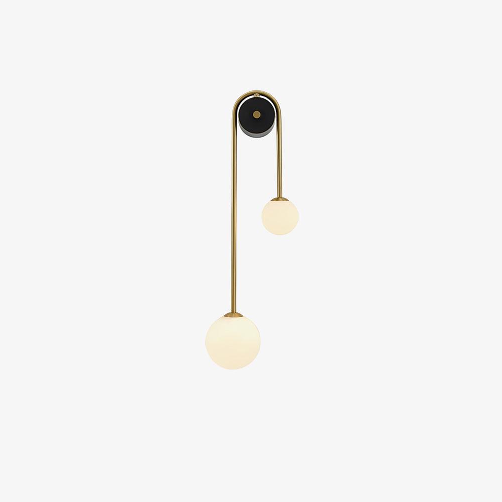 Brass Arc Wall Light - Aura Lighting