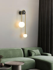 Brass Arc Wall Light - Aura Lighting