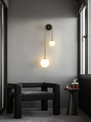 Brass Arc Wall Light - Aura Lighting