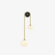 Brass Arc Wall Light - Aura Lighting