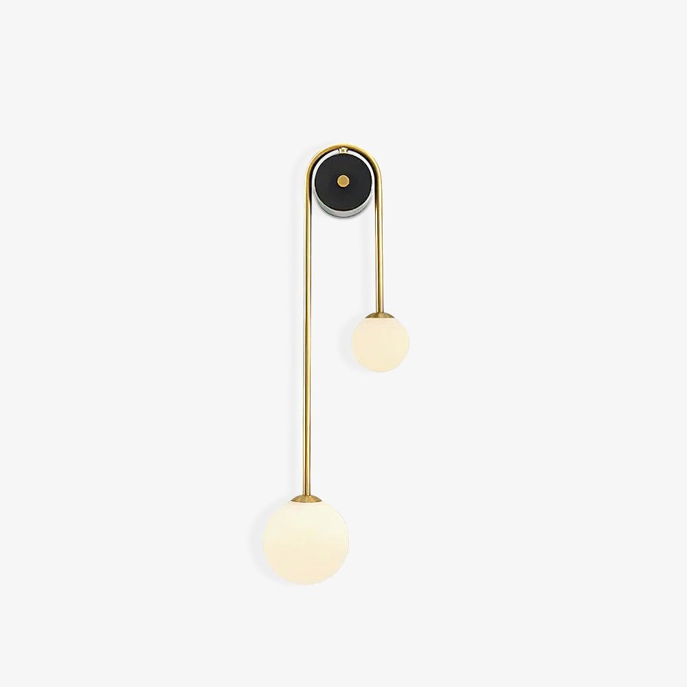 Brass Arc Wall Light - Aura Lighting