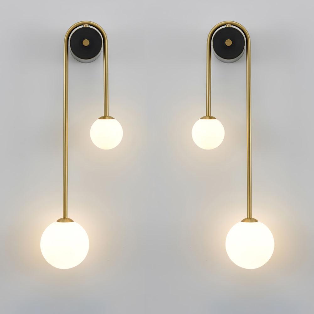 Brass Arc Wall Light - Aura Lighting