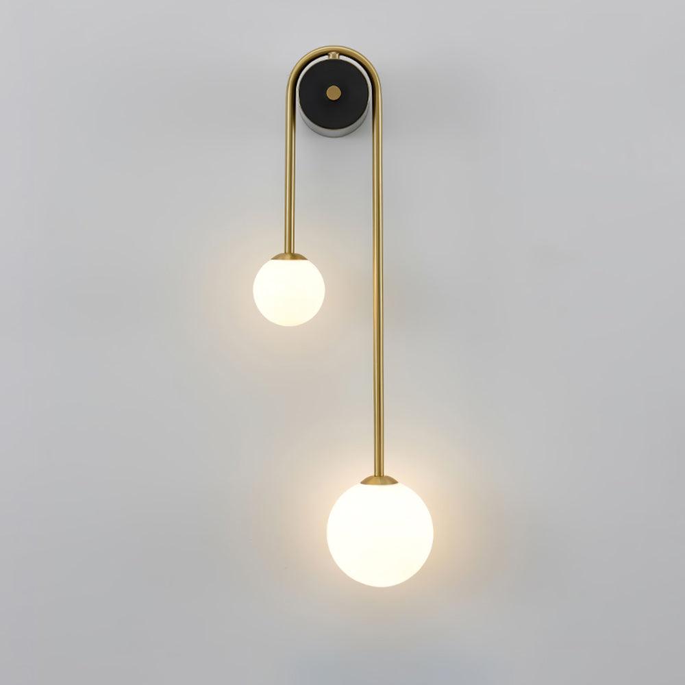 Brass Arc Wall Light - Aura Lighting