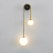 Brass Arc Wall Light - Aura Lighting