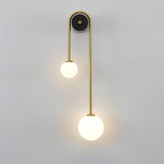 Brass Arc Wall Light - Aura Lighting