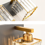 Kristy Vintage LED Metal/Cristal Aplique de Pared Para Espejo Dorado — imagen 13 | Aura Lighting