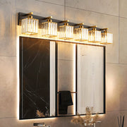 Kristy Vintage LED Metal/Cristal Aplique de Pared Para Espejo Dorado — imagen 3 | Aura Lighting