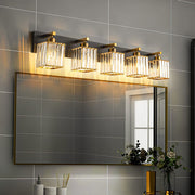 Kristy Vintage LED Metal/Cristal Aplique de Pared Para Espejo Dorado — imagen 5 | Aura Lighting