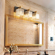 Kristy Vintage LED Metal/Cristal Aplique de Pared Para Espejo Dorado — imagen 6 | Aura Lighting
