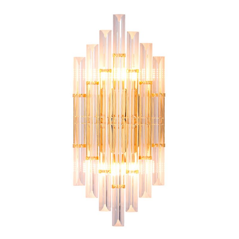 Kristy Lámpara de Pared de Cristal Dorado de Lujo para Dormitorio — imagen 10 | Aura Lighting