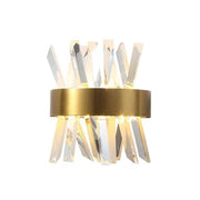 Kristy Lámpara de Pared de Cristal Dorado de Lujo para Dormitorio — imagen 12 | Aura Lighting