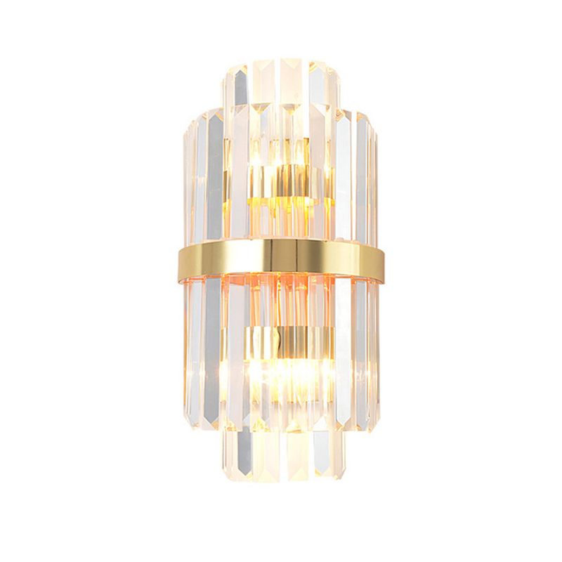Kristy Lámpara de Pared de Cristal Dorado de Lujo para Dormitorio — imagen 3 | Aura Lighting