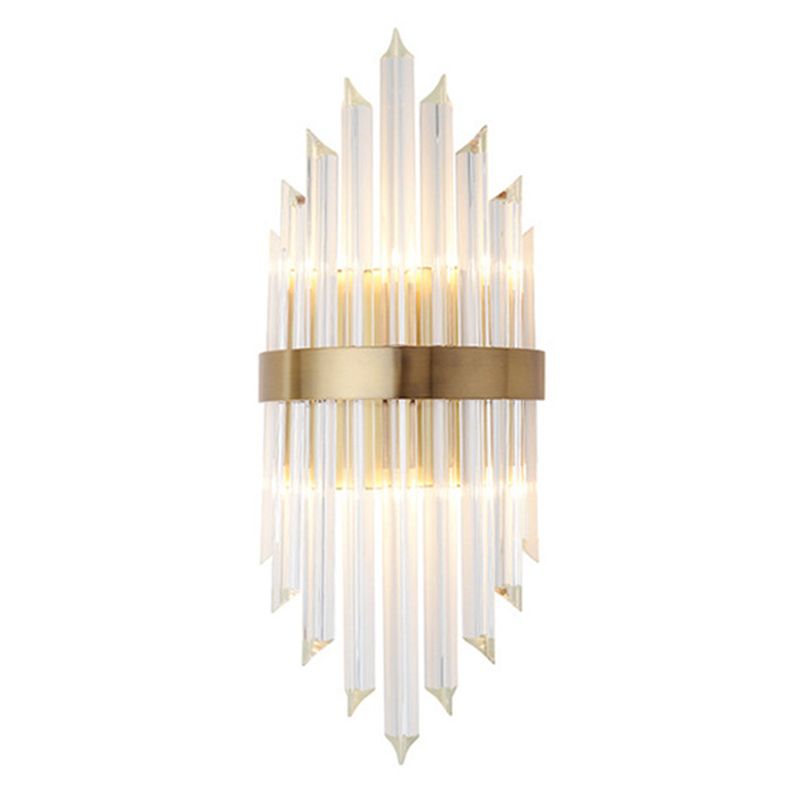 Kristy Lámpara de Pared de Cristal Dorado de Lujo para Dormitorio — imagen 5 | Aura Lighting