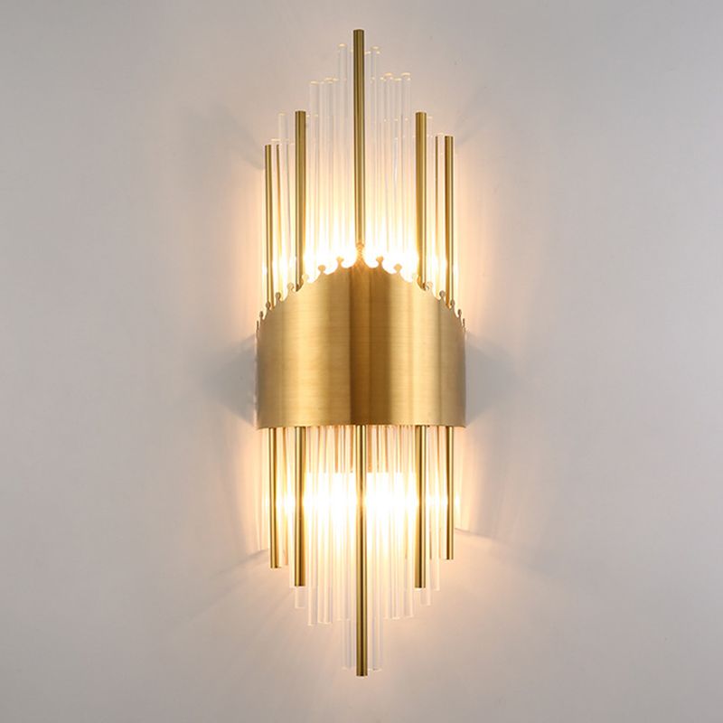Kristy Lámpara de Pared de Cristal Dorado de Lujo para Dormitorio — imagen 8 | Aura Lighting