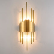 Kristy Lámpara de Pared de Cristal Dorado de Lujo para Dormitorio — imagen 8 | Aura Lighting