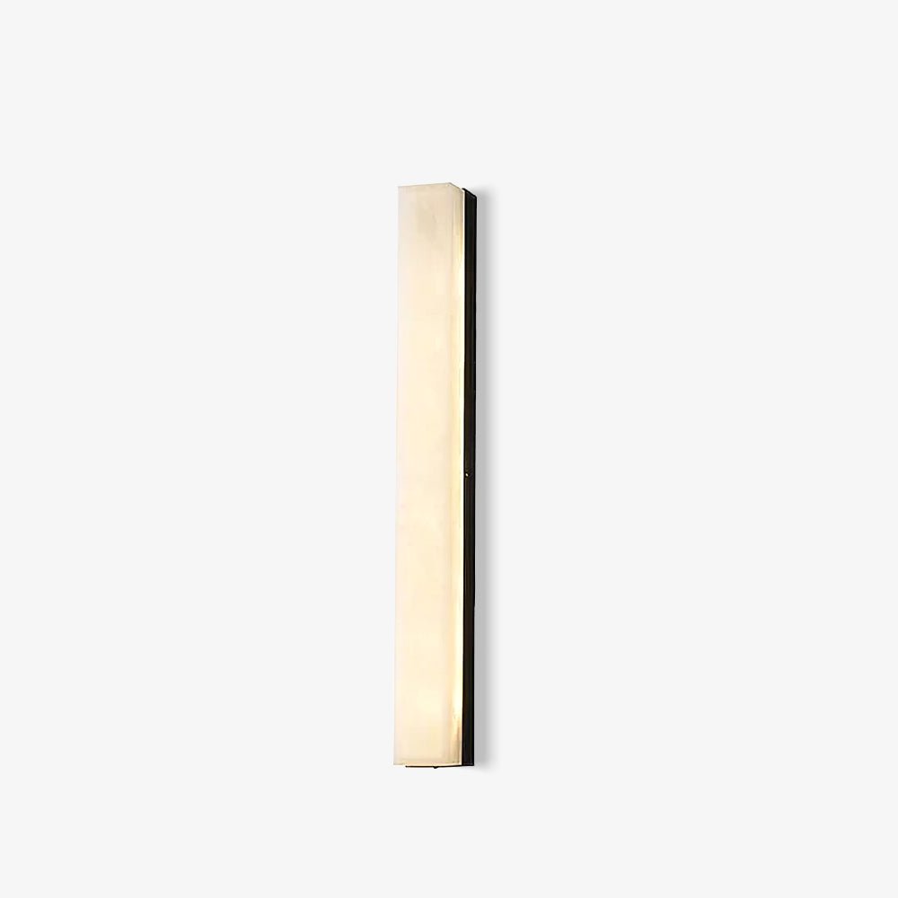 Kristy Lámpara de Pared Lineal de Latón y Alabastro — imagen 1 | Aura Lighting