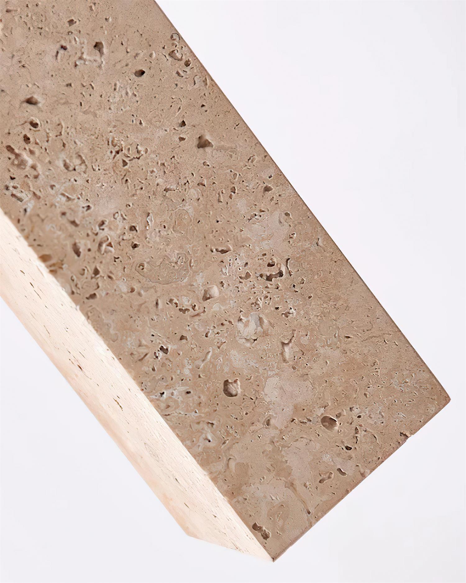Pendant Light Geometric Wood Travertine Minimalist Nordic Hanging - Aura Lighting