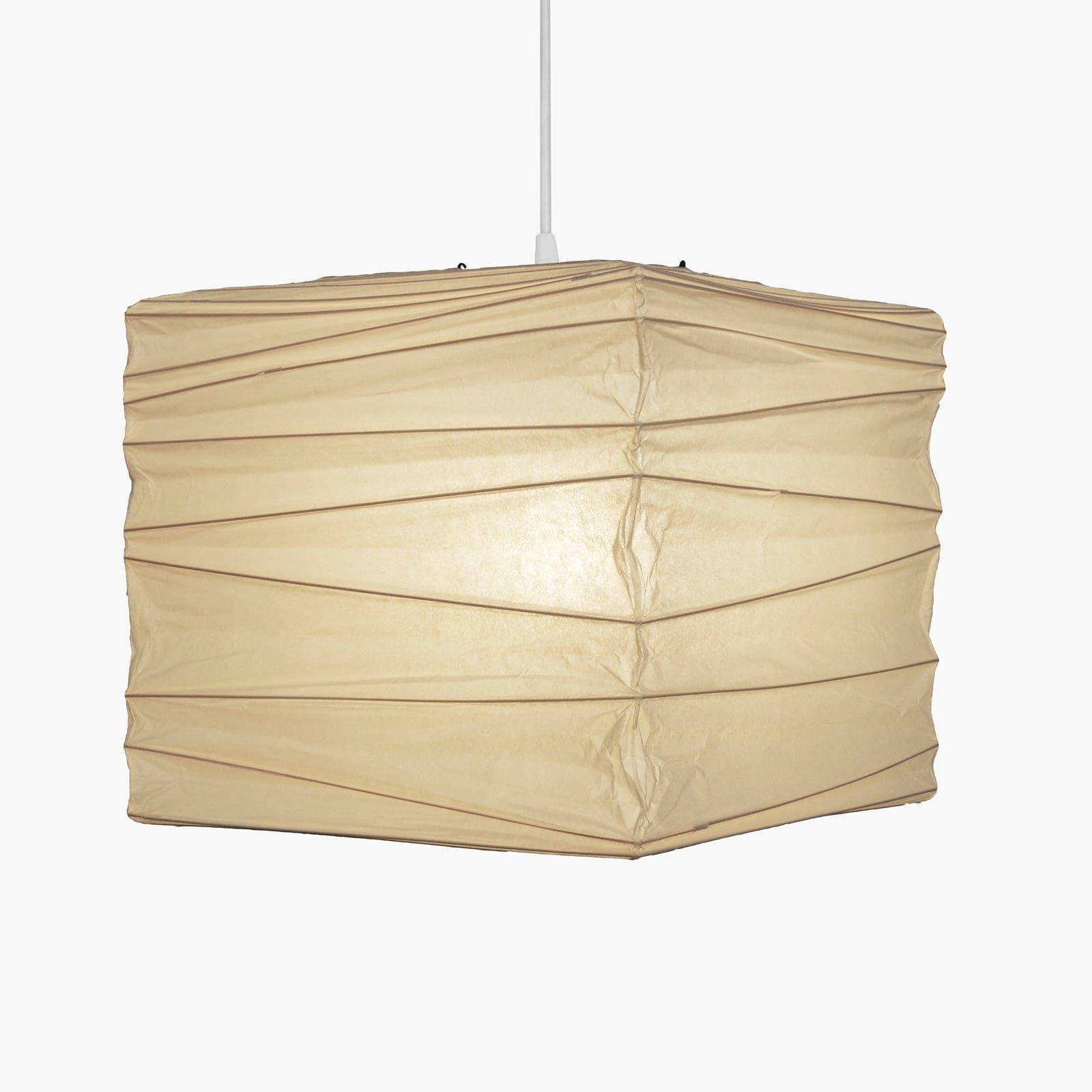 Ayla Paper Cube Pendant Lamp - Aura Lighting