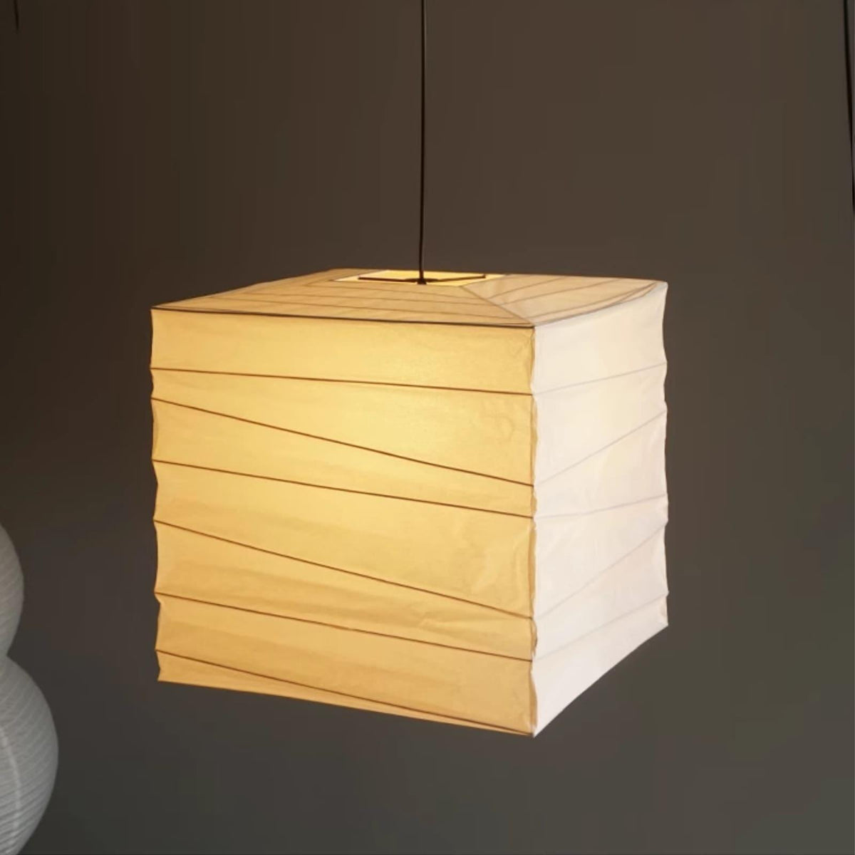 Ayla Paper Cube Pendant Lamp - Aura Lighting
