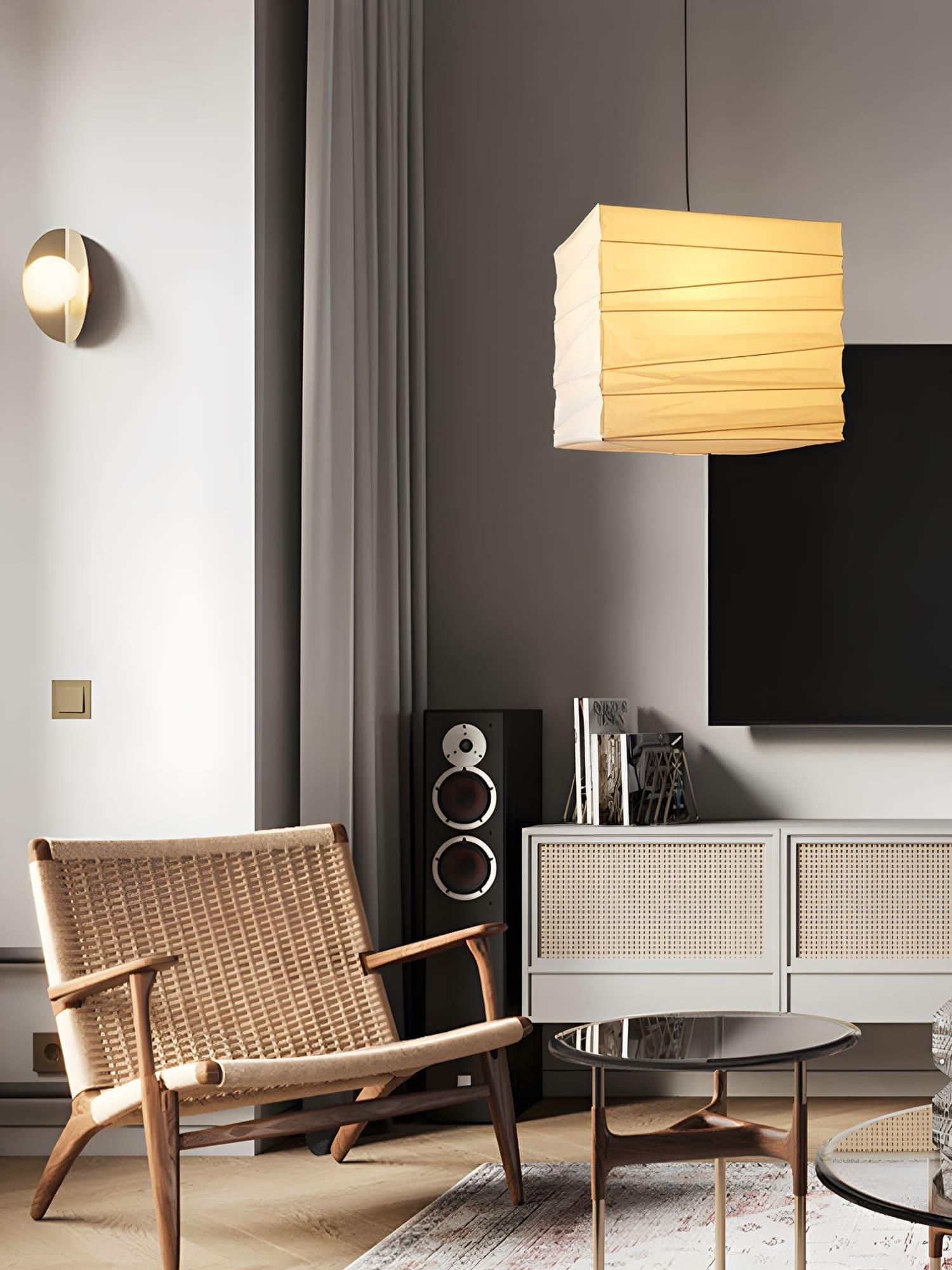 Ayla Paper Cube Pendant Lamp - Aura Lighting