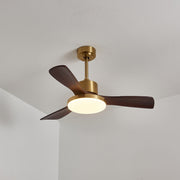 Dimensiones de la Lámpara Ventilador de Techo Moderna Xen de Madera (Diámetro 106cm)