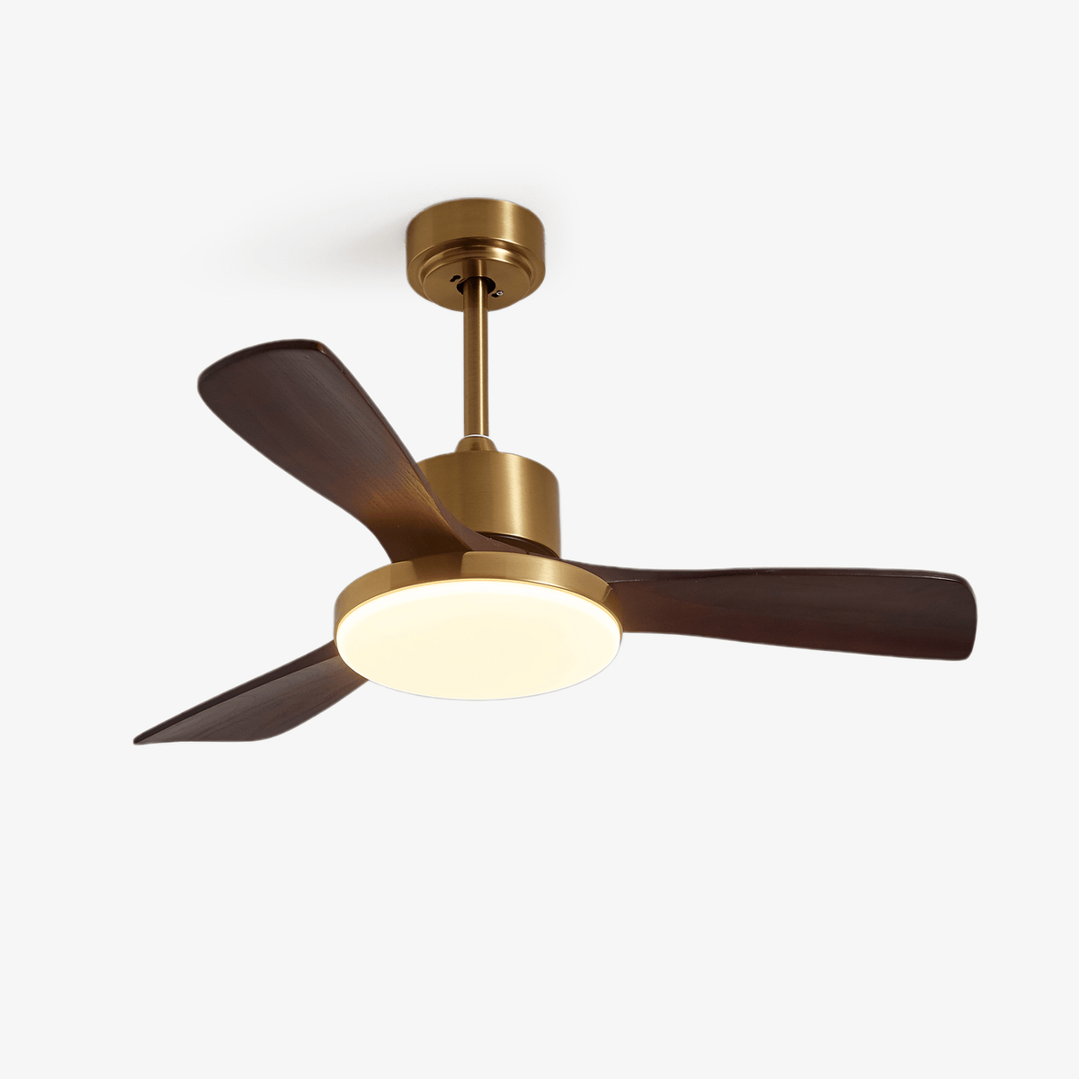 Lámpara Ventilador de Techo Moderna Xen de Madera, vista general