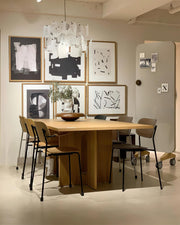 Chandelier Paper and Metal Colorful White Cards Whimsical Modern - Aura Lighting