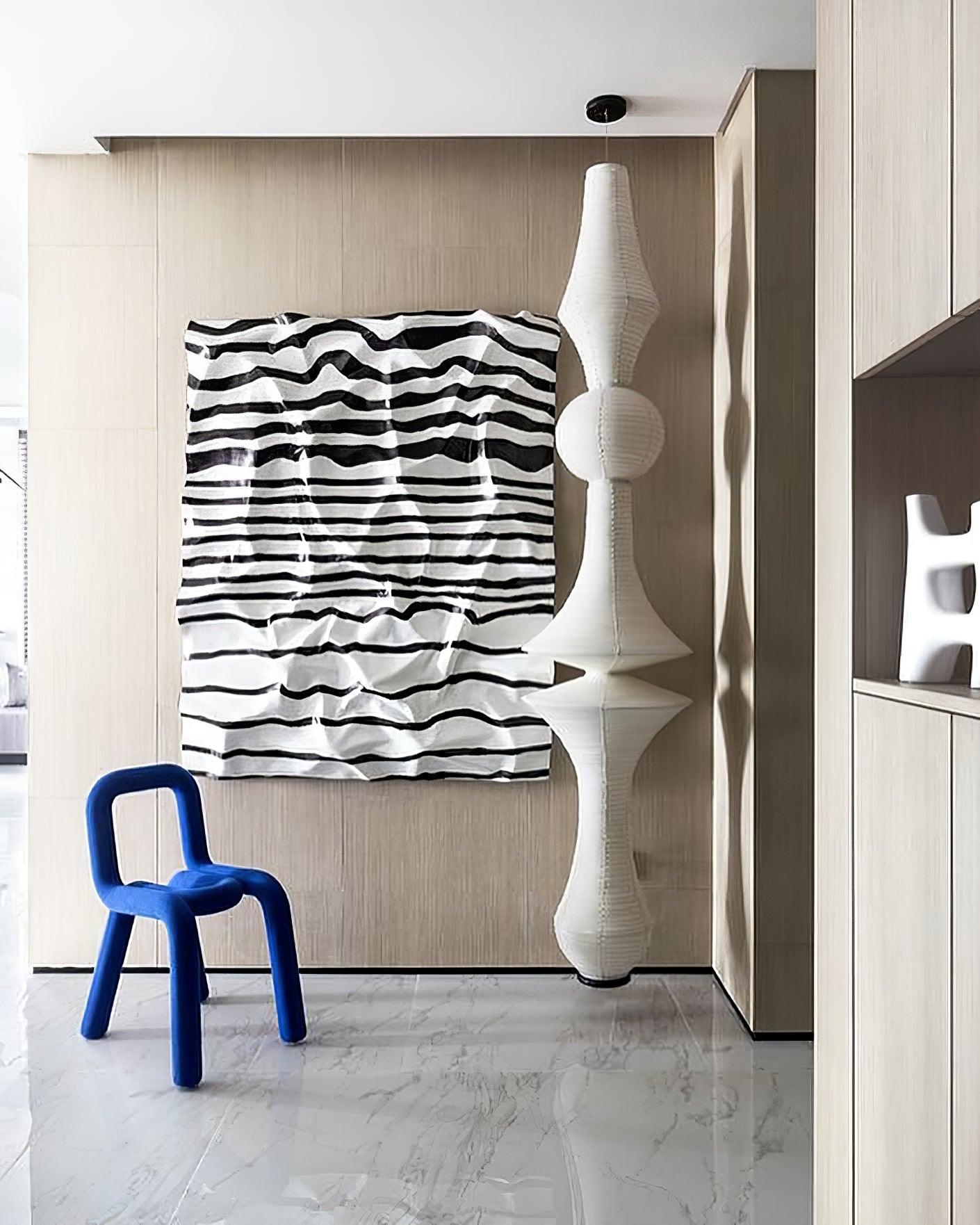 Washi Paper E Pendant Light - Aura Lighting