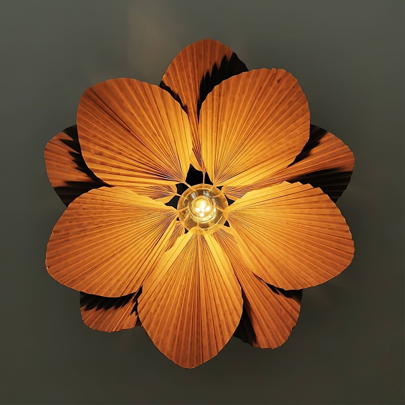 Folded Leaf Lotus Pendant Lamp - Aura Lighting