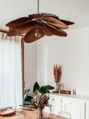 Folded Leaf Lotus Pendant Lamp - Aura Lighting