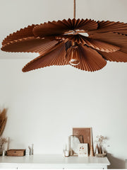 Folded Leaf Lotus Pendant Lamp - Aura Lighting