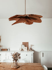 Folded Leaf Lotus Pendant Lamp - Aura Lighting