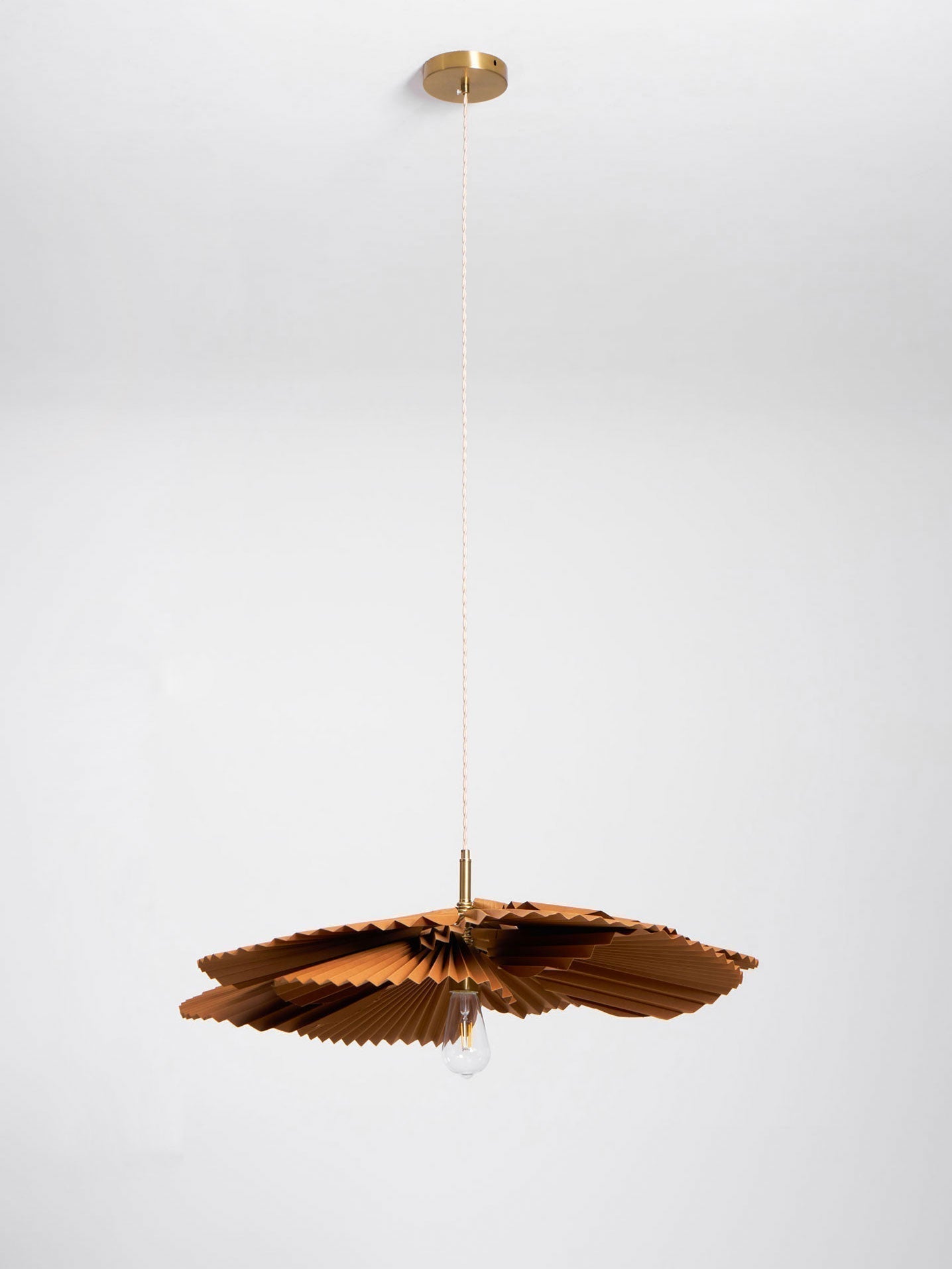 Folded Leaf Lotus Pendant Lamp - Aura Lighting