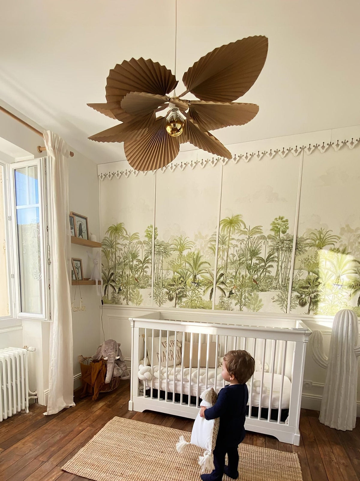 Folded Leaf Lotus Pendant Lamp - Aura Lighting