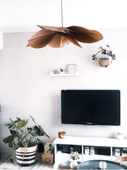 Folded Leaf Lotus Pendant Lamp - Aura Lighting
