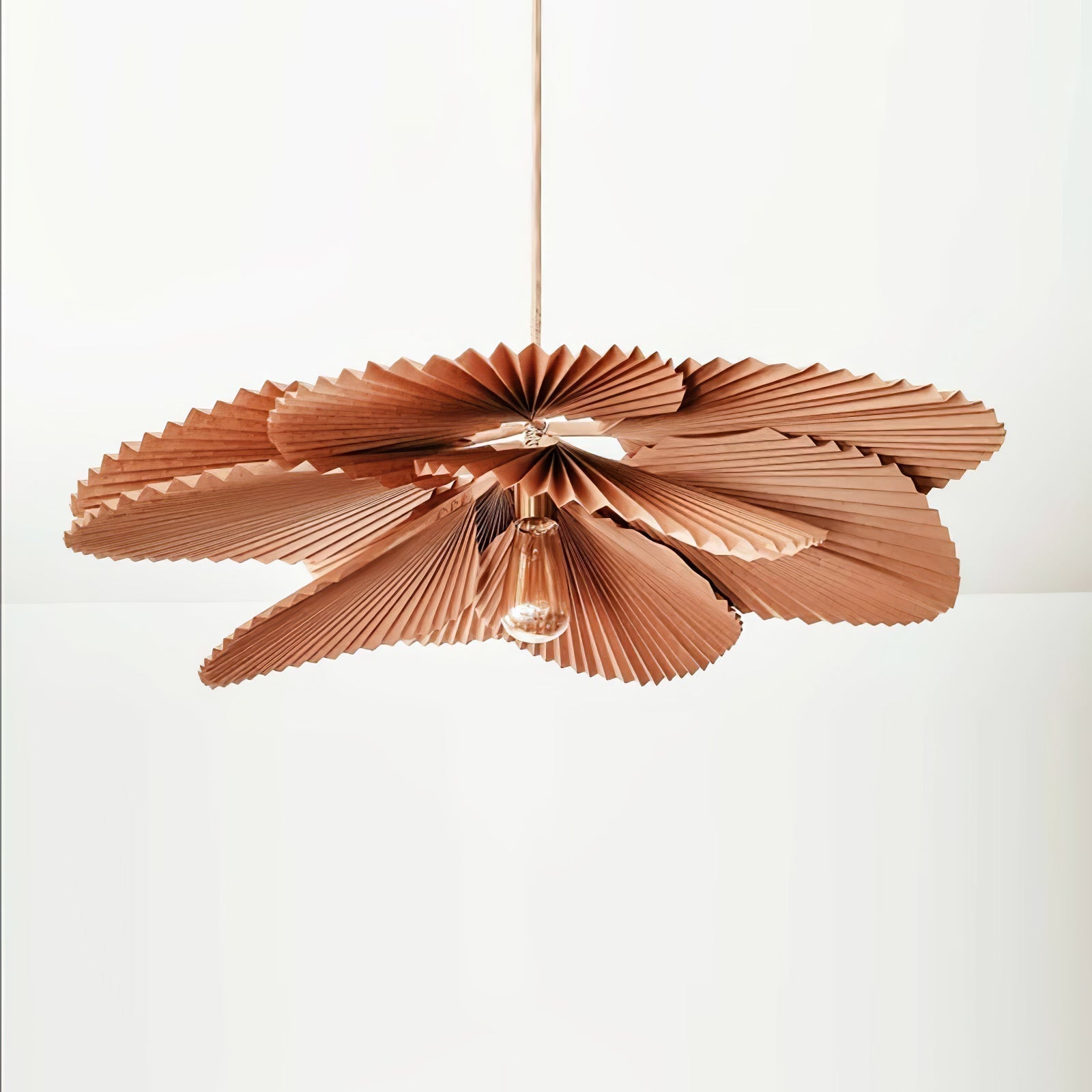 Folded Leaf Lotus Pendant Lamp - Aura Lighting