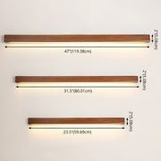 Arlo Linear Wood Wall Light - Aura Lighting