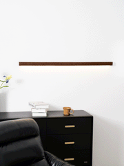Arlo Linear Wood Wall Light - Aura Lighting