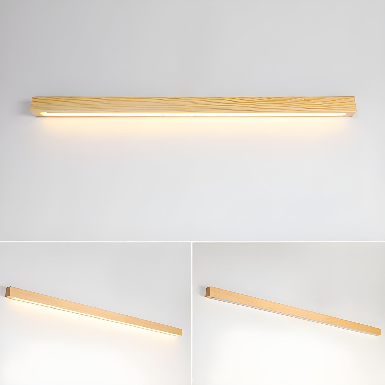 Arlo Linear Wood Wall Light - Aura Lighting
