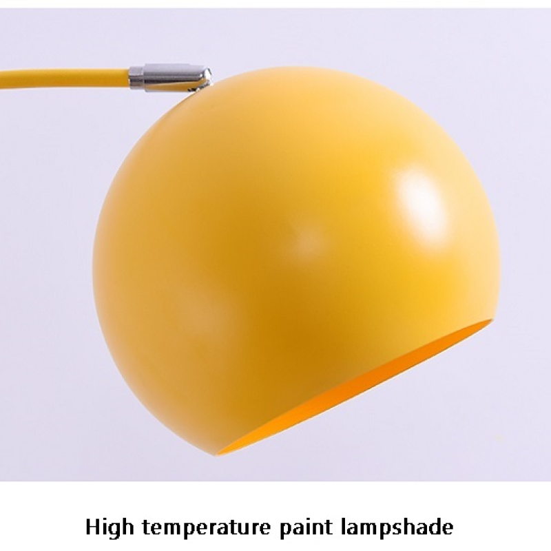 Mira Moderno Geométrico Metal LED Lámpara de Pie Amarillo/Negro/Azul — imagen 17 | Aura Lighting