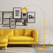 Mira Moderno Geométrico Metal LED Lámpara de Pie Amarillo/Negro/Azul — imagen 2 | Aura Lighting