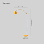 Mira Moderno Geométrico Metal LED Lámpara de Pie Amarillo/Negro/Azul — imagen 4 | Aura Lighting